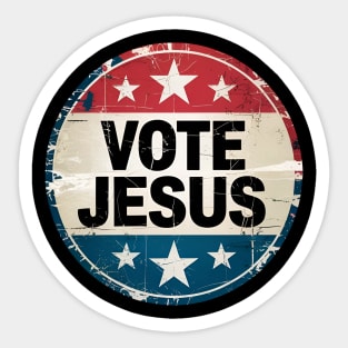 Republican-Jesus Sticker